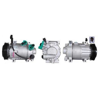 Immagine di LUCAS ACP01378 Compressore Aria Condizionata PAG 46 YF R 134a, 1234yf con guarnizioni