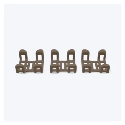 Immagine di Tractive Clip di Gomma (x3) per localizzatore GPS Dog (Formato Standard, Marrone)