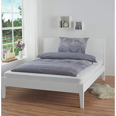 Immagine di Sleepdown Set di biancheria da letto con federe, 100% cotone, motivo geometrico, 135 x 200 cm + 1 80