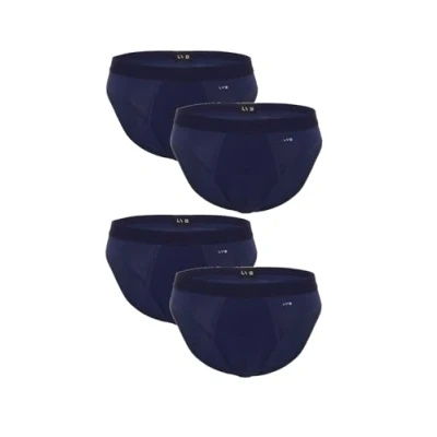 Immagine di LVB Slip Multipack Uomo x4, Blu per 4, 7/XXL
