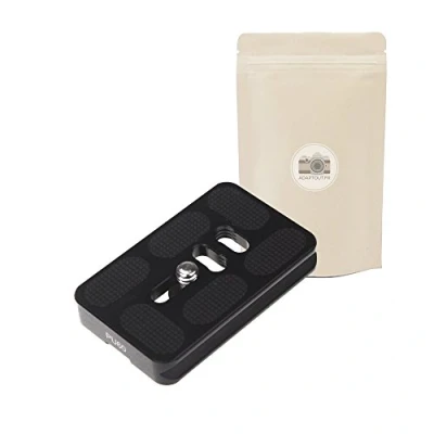 Immagine di PU 60 Piastra di treppiede Tipo Arca Swiss Standard 60mm PU60 a sgancio rapido DB QR04 Benro Gitzo Induro B0 B1 B2 J1 N1