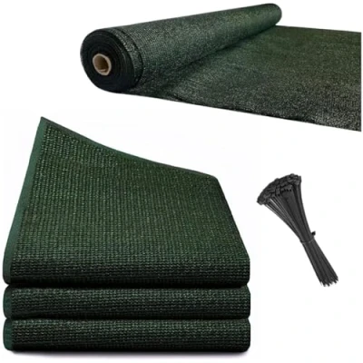 Immagine di Viceree Telo Ombreggiante Verde 2 X 20 Metri +100 Fascette Omaggio Frangivista Per Recinzione Giardino Esterno, Rete Privacy 90% Oscurante, Balcone Resistente Intemperie