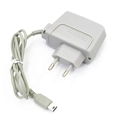 Immagine di Link e : Caricabatteria da Rete Grigio per Alimentazione Compatibile con la Console Nintendo DS Lite