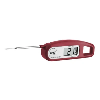 Immagine di TFA 30.1047.05 Termometro Digitale con sonda Thermo Jack, Colore: Mora