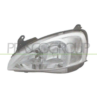 Immagine di PRASCO OP0304913 fari Dx H7/H7 con motore regolazione assetto OPEL: Corsa C Hatchback, Van