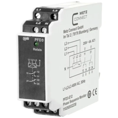 Immagine di Relè di monitoraggio 400 V/AC (max) 2 scambi Metz Connect 110292032230 1 pz.