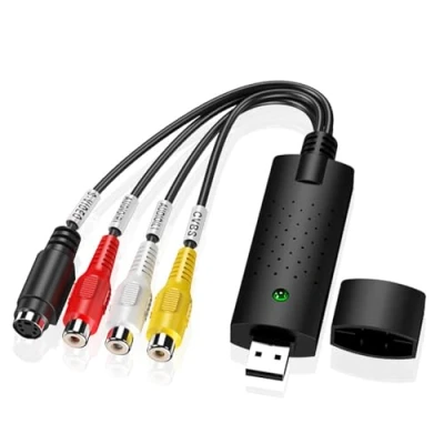 Immagine di convertitore VHS in digitale, Scheda di acquisizione video USB 2.0 Hi8 to DVD, digitalizzazione audio Video, da a Per PC, Windows XP 10/8/7
