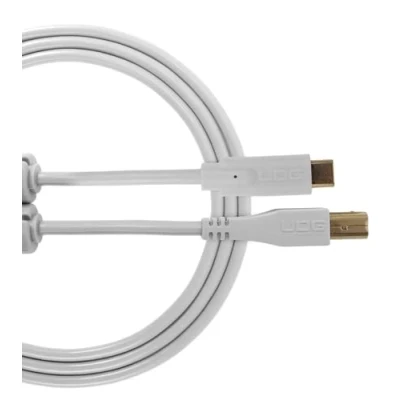 Immagine di UDG GEAR U96001WH Cavo USB 2.0 (C B) audio ad alta velocità ottimizzato C a B, bianco. 1,5 metri