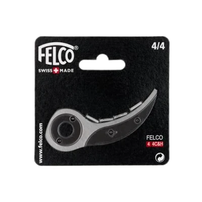 Immagine di FELCO 4/4 Controlama di Ricambio con Rivetti per Forbici da Giardino 4, Argento (Lama affidabile Tagli precisi 35 x 15 5 cm)