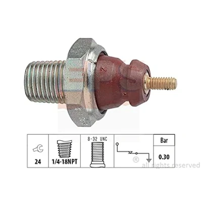 Immagine di EPS 1.800.011 Bulbo Pressione Olio 1/4 18NPT 0,3bar Made in Italy OE Equivalent FORD: Focus Mk1 Station Wagon, KA Hatchback, FIESTA 5
