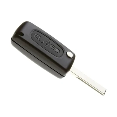 Immagine di Jongo Guscio Chiave con Lama Compatibile Peugeot 207, 307 e 308 CE0536 Custodia Plip Macchina Telecomando 2 Pulsanti