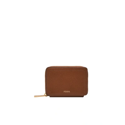 Immagine di Fossil Portatessere Logan da donna in pelle LiteHide™ con cerniera integrale, SL10045200