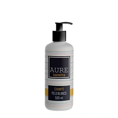 Immagine di Aure Shampoo per Animali Domestici con Pelo Bianco Sbroglia e Fornisce Morbidezza Rafforza Brillantezza Facile Semplice da Applicare 500 ml