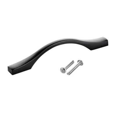 Immagine di SOTECH maniglia per mobile alluminio BLACKLINE XV BA 96 mm nero opaco (lunghezza 127 mm, larghezza 13,5 altezza 30 mm) cassetto da cucina