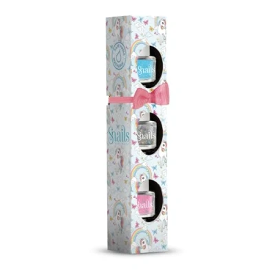 Immagine di Snails 510423 Set regalo per bambini, motivo: paese arcobaleno, 3 x 5 ml, a base d&#039;acqua, lavabile, innocuo, vegano
