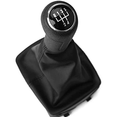 Immagine di , per Volkswagen Polo 9N 9N2 2002 2003 2004 2009 Manuale Auto 5 6 velocità Pomello del Cambio Leva Ghetta Copriscarpe (Dimensioni: velocità) 5_Speed