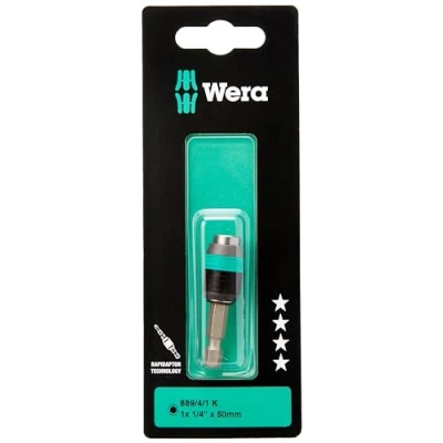 Immagine di Wera, 889/4/1 K Porta inserti universale Rapidaptor, self service, 1/4 pollice x 50 mm