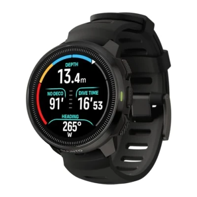 Immagine di SUUNTO OCEAN Orologio Subacqueo e Sportivo Uomo, Schermo AMOLED, 10ATM/7 Bar, Dualband GNSS Mappa Offline, GPS Activity Tracker, 95+ Sports, Cardiofrequenzimetro, Autonomia 60H in Modalità Immersione
