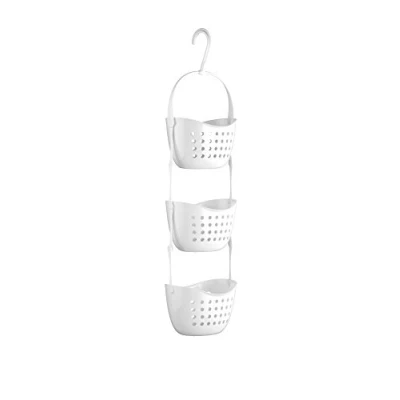Immagine di Premier Housewares 1601488 Portaoggetti da Doccia, 3 Livelli in PP Bianco