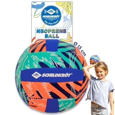 Immagine di Schildkröt Mini Palla da Beach Volley in Neoprene, Superficie Tessuto, Resistente all&#039;Acqua Salata, Ideale per Le Mani dei Bambini, 970342
