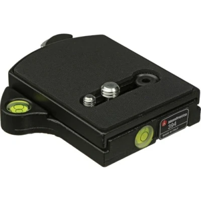 Immagine di Manfrotto 394 Adattatore Universale e Piastra Rapida per Testa, Nero