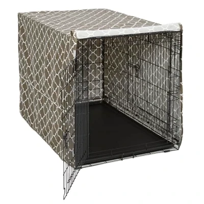 Immagine di MidWest Homes for Pets, copertura per gabbie in tessuto protetto da teflon, privacy e New World lunghe 121,92 cm, adatta a lavatrice/asciugatrice, CVR48T BR