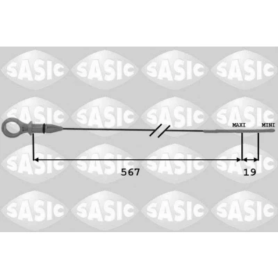 Immagine di SASIC 1940018 Asta Livello Olio CITROËN: C5 III Station Wagon, DS5 Hatchback, Jumpy II Van, PEUGEOT: 407 Coupe, 308 I 5008