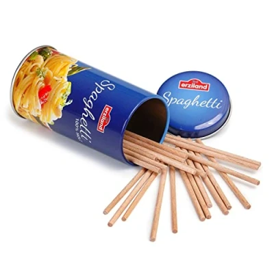 Immagine di Erzi Spaghetti in Un Barattolo Giocattolo Legno, Multicolore, 17180