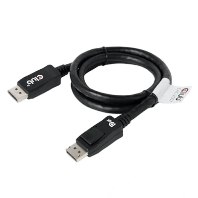 Immagine di club3D Displayport Cavo Spina DisplayPort, 1.00 m Nero CAC 2067 Ritardante di fiamma, UHD 8K;