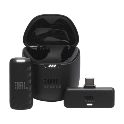 Immagine di JBL Quantum Stream Wireless, Microfono a Condensatore Indossabile per Streaming e Registrazione, con Pattern Polare Omnidirezionale, USB C Compatibile Dispositivi Android
