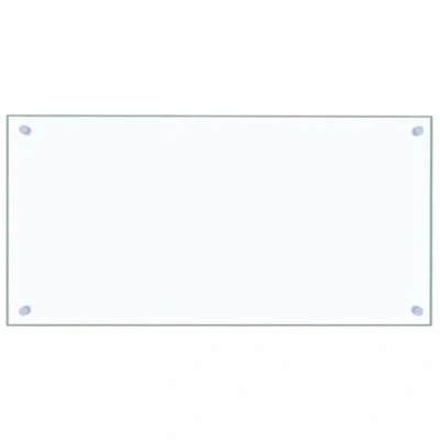 Immagine di vidaXL Paraschizzi per Cucina Paraspruzzi Fornelli Resistente al Calore Pannello Splashback Parete Trasparente 80x40 cm in Vetro Temperato