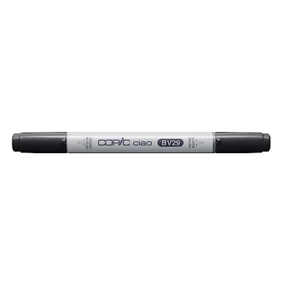 Immagine di Copic Ciao Pennarello Grafico con Doppia Punta, 11 g , Nero (Slate), 12 x 150 mm