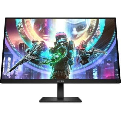 Immagine di HP OMEN 27qs Monitor da 27 Pollici, Pannello IPS 16:9 QHD 240 Hz, 1 ms, Display HDR 400, Antiriflesso, 400 Nits, AMD FreeSync, NVIDIA G SYNC, VESA 100x100 mm, HDMI 2.0, USB A e B