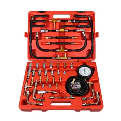 Immagine di BELEY TU 443 Kit Tester Pressione Di Iniezione Carburante Con Adattatore e Manometro 0 140 PSI / 10 Bar