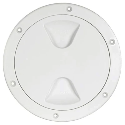 Immagine di OSCULATI Coperchio d&#039;Ispezione con Filettatura e Guarnizione (102mm, Bianco)