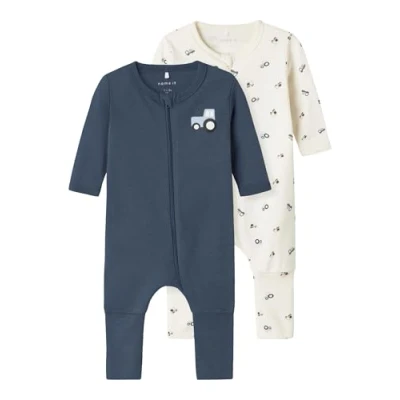 Immagine di name it Sleep overall 2 pack Jet Stream