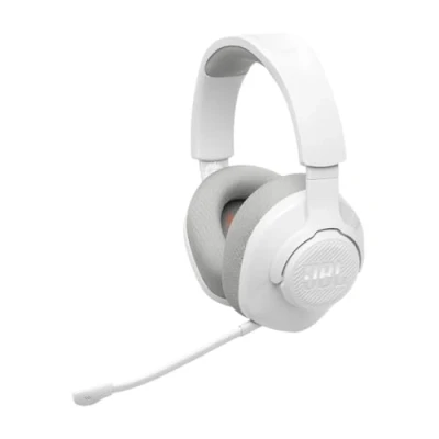 Immagine di JBL Quantum 360 Cuffie Gaming Wireless Over Ear, con Doppia Connessione 2.4GHz/Bluetooth, 22 ore di Autonomia, Compatibilità Multi Platform, Microfono Rimovibile Opzione Mute, Bianco