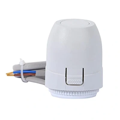 Immagine di Toapshyly Valvola Per Riscaldamento A Pavimento, Nc Ac 230V, Attuatore Elettrico Termico, Distributore Termostato Intelligente Pavimento,Lunghezza 90 cm