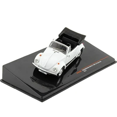 Immagine di MODELLINO IN SCALA COMPATIBILE CON VW BEETLE 1302 LS 1971 CABRIO WHITE 1:43 IXO MODEL CLC428