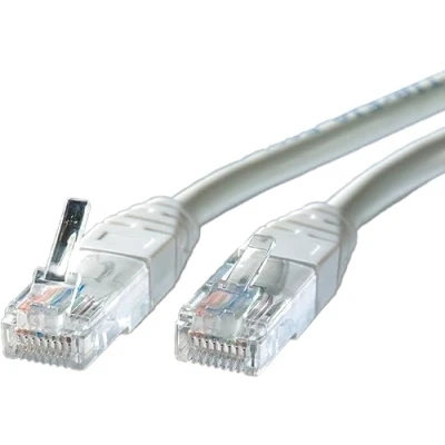 Immagine di Roline 21.15.0503 RJ45 cavo di rete, patch CAT 5e U/UTP 3.00 m Grigio 1 pz.