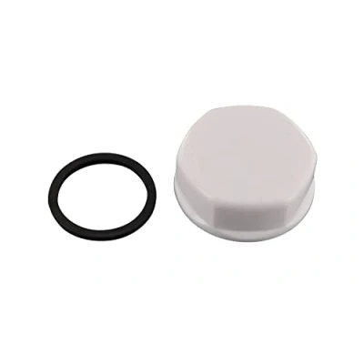 Immagine di DL pro Tappo di chiusura con filettatura interna da 1&quot;, per sifone in plastica, colore: Bianco