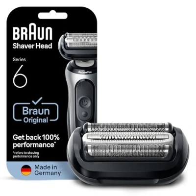Immagine di Braun Serie 6 64B, Testina ORIGINALE Per Rasoio Elettrico Barba, Recupera il 100% delle Prestazioni Del Tuo Regolabarba Uomo, Compatibile Con I Rasoi Series 60 , 61 62