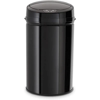 Immagine di ECHTWERK EW ae 0280 Pattumiera Inox, 30 l, con sensore a infrarossi, Colore: Nero, Acciaio Inossidabile, Schwarz (Ew 0280), Liter