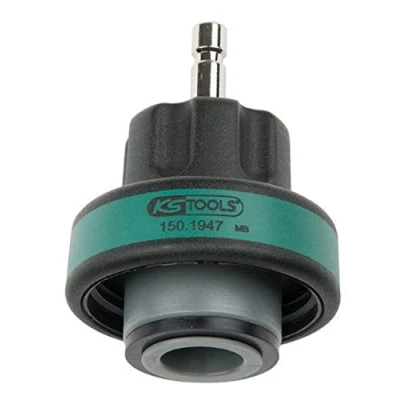 Immagine di KS Tools, Utensili autofficina, Adattatore per sistema di raffreddamento M50 x 2,5, verde