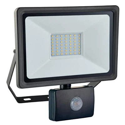 Immagine di AS Schwabe LED 50W Optiline Bewegungsmelder 46335 Lampada da parete con rilevatore di movimento ERP: F (A G) 50 W Bianco neutro