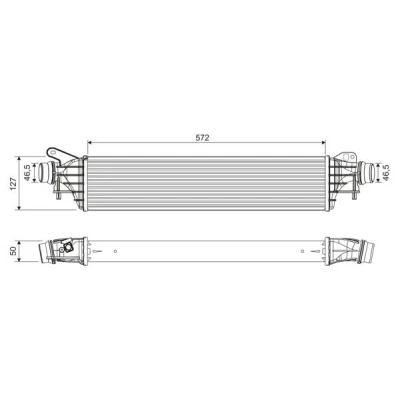 Immagine di VALEO 822909 Intercooler Alluminio senza sensore OPEL: Corsa E Hatchback