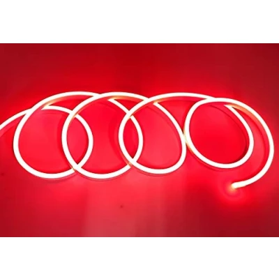 Immagine di Striscia LED Neon Flessibile Impermeabile IP65 5 Metri 120 led/m 12V Rossa