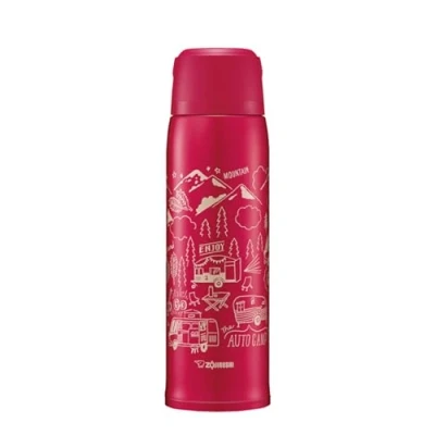 Immagine di ZOJIRUSHI SJ JS10RA Tazza in acciaio INOX, 18 8, colore: Rosso