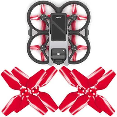 Immagine di Master Airscrew Eliche Upgrade a 4 pale per DJI Avata Rosso, Pezzi
