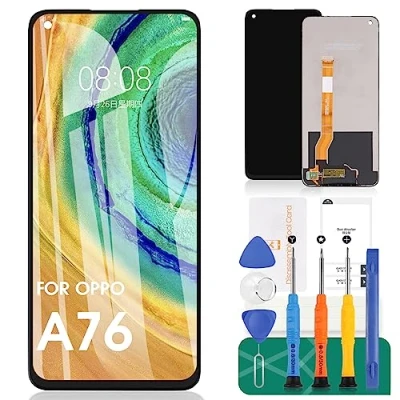 Immagine di Per Oppo A76 Sostituzione Dello Schermo Display LCD Touch Screen Digitizer Assembly CPH2375 Kit Parti di Riparazione (nero)